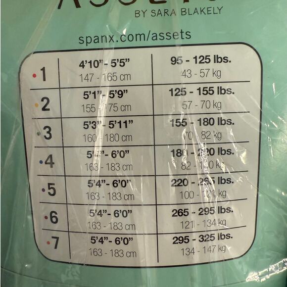 Spanx Assets Tights Pantyhose Lot of 2 Black Stripe Texture Pattern Size 3 NWT - Picture 3 of 5